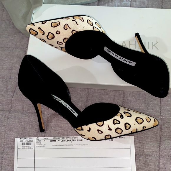 NWT Manolo Blahnik leopard pumps “Brand New” AUTHENTIC - Picture 2 of 7